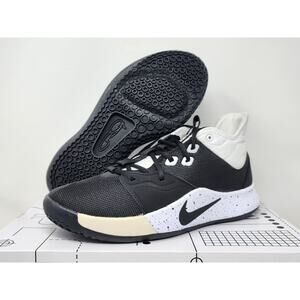 DS Nike PG 3 TB BLACK WHITE CN9512-002 Size 8 *READ*